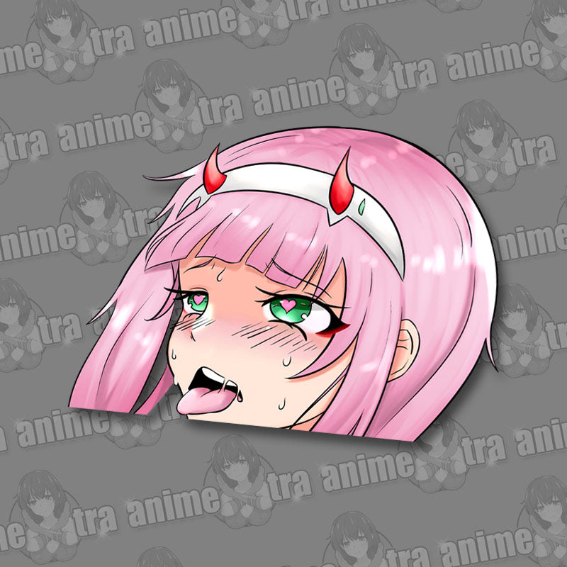Ahegao Smile Stickers for Sale