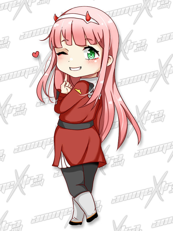 Zero Two Chibi Kiss Cut