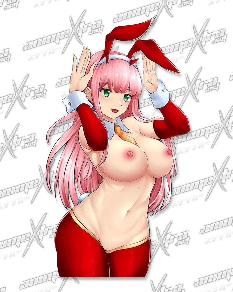Zero Two Reverse Bunny XL Kiss Cuts
