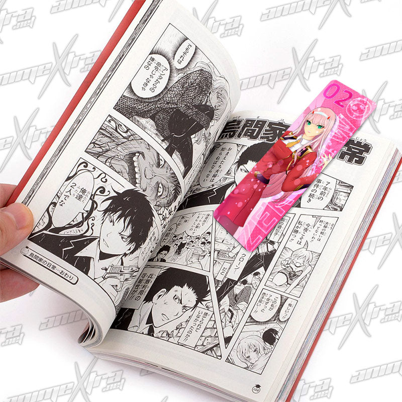 Zero Two Uniform Tattoo Bookmarks