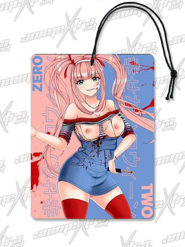 Zero Two x Chucky Air Fresheners