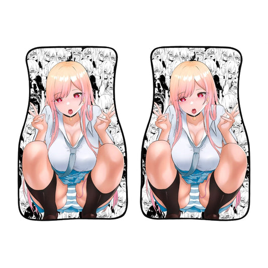 Ahegao Marin Car Floor Mats