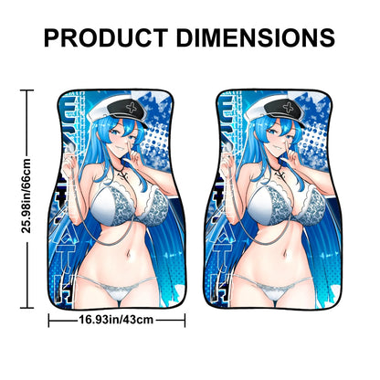 Esdeath Nurse Lingerie Car Floor Mats