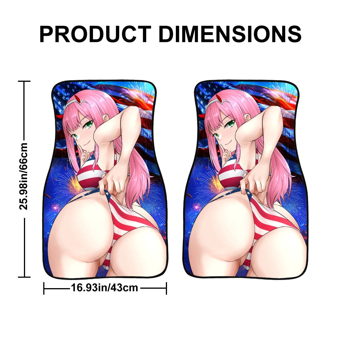 Zero Two American Booty Car Floor Mats