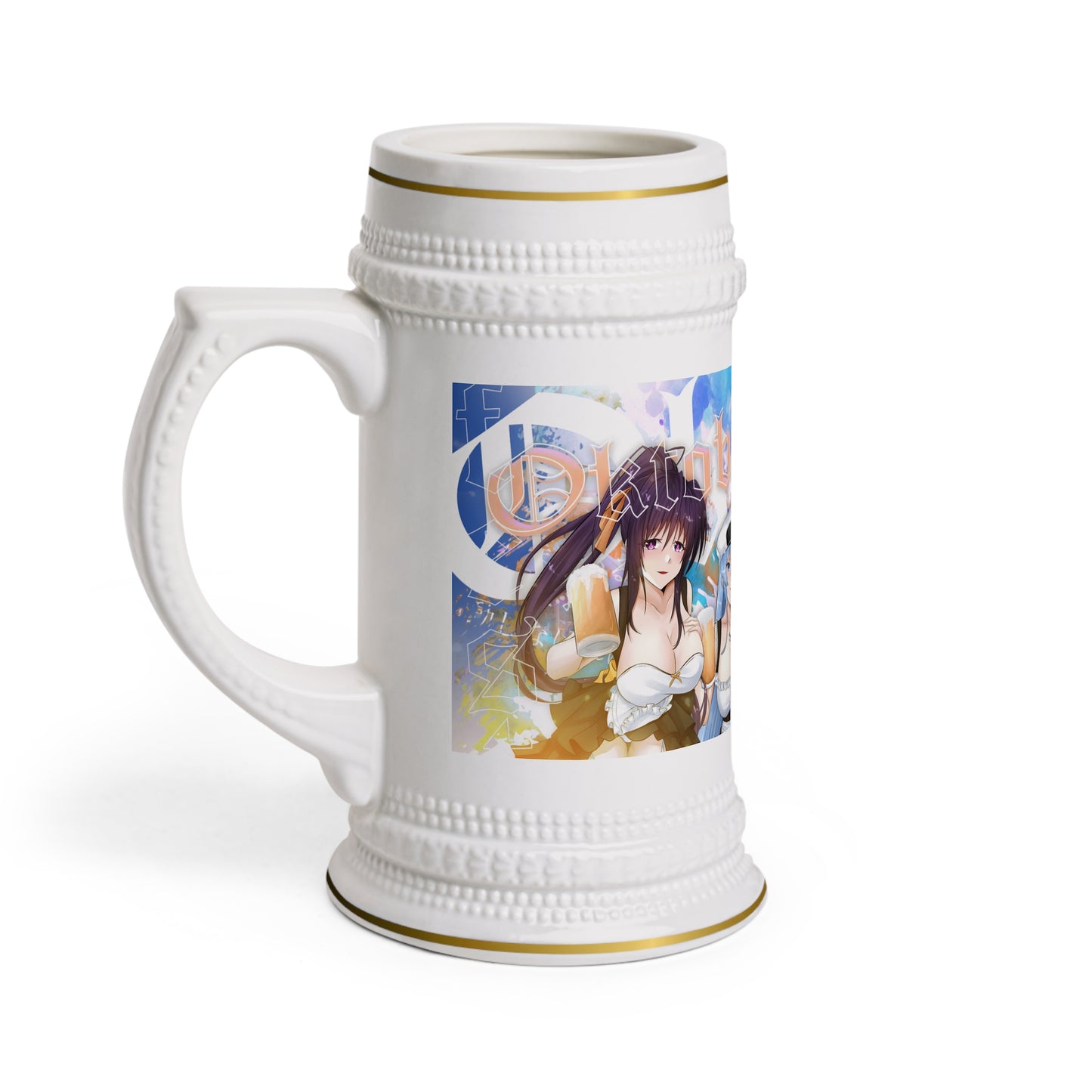 Oktoberfest Waifus v2 Beer Stein