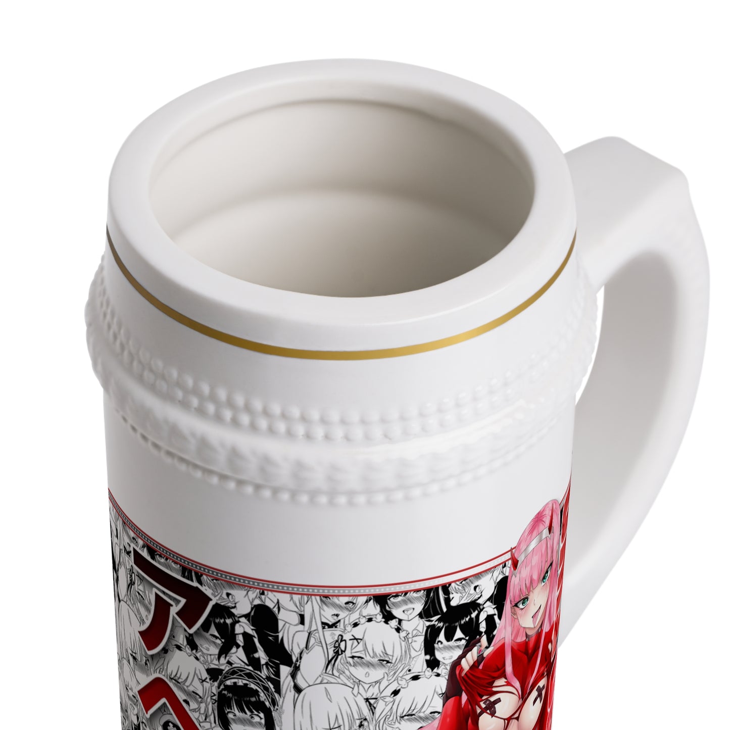 Zero Two Ahegao Beer Stein