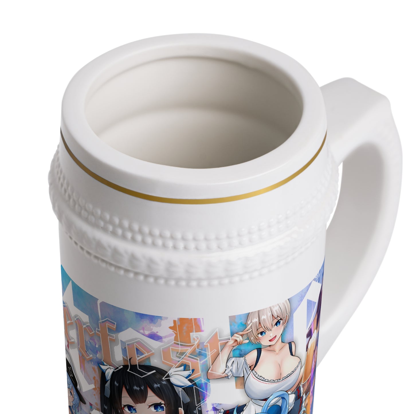 Oktoberfest Waifus v2 Beer Stein