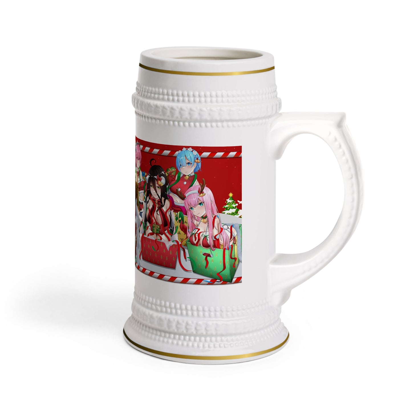 Waifu Xmas Beer Stein