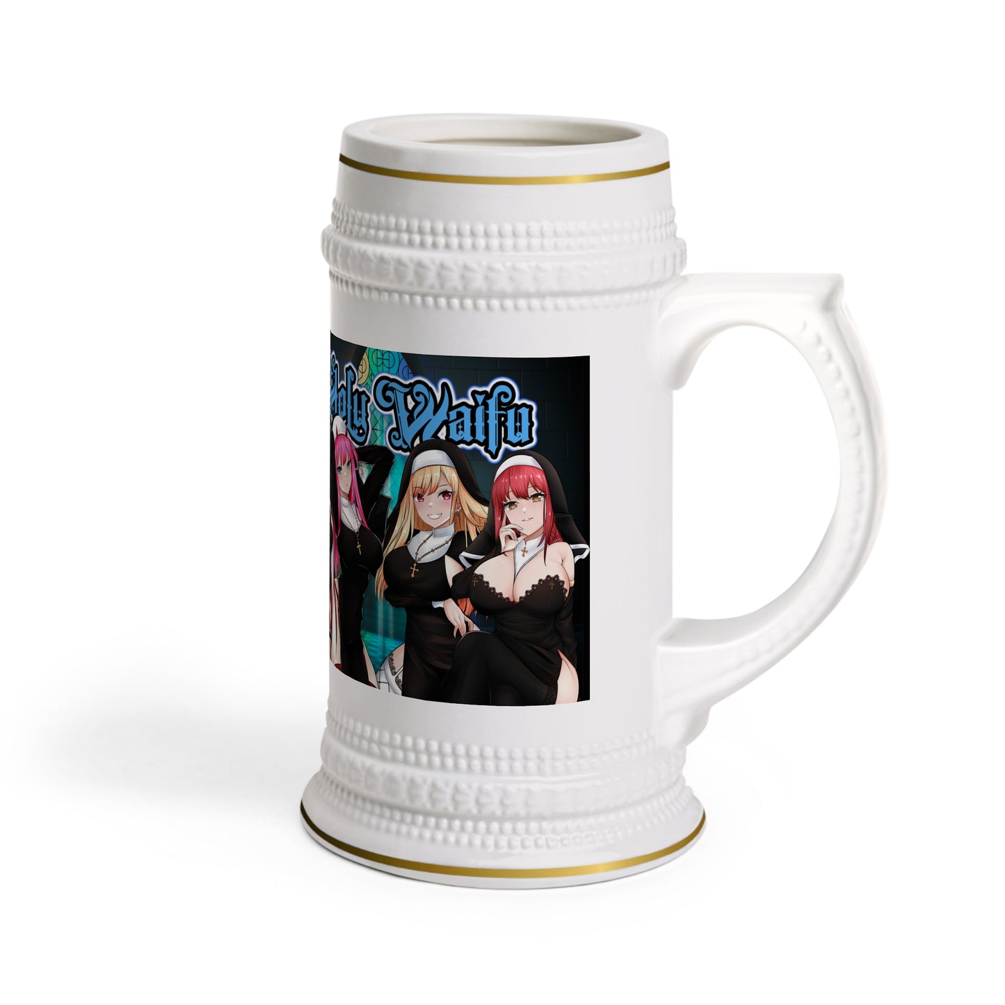 Holy Waifus Beer Stein