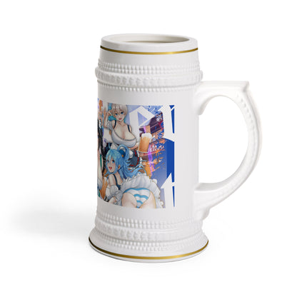 Oktoberfest Waifus v2 Beer Stein