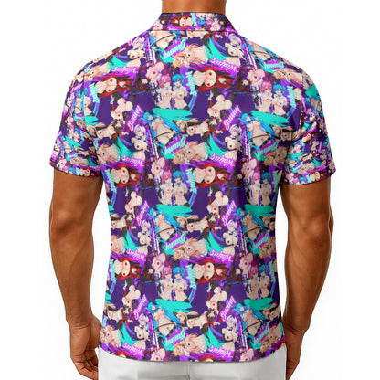Reverse Bunny Girl Short Sleeve Hawaiian Shirt