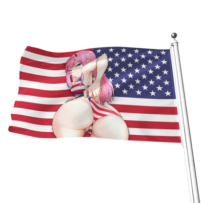 Zero Two American Booty Flag