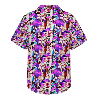 Lingerie Nun Short Sleeve Hawaiian Shirt