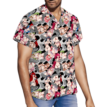 Cowgirl Short Sleeve Hawaiian Shirt