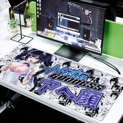 Ahegao Hestia NSFW Desk Mat