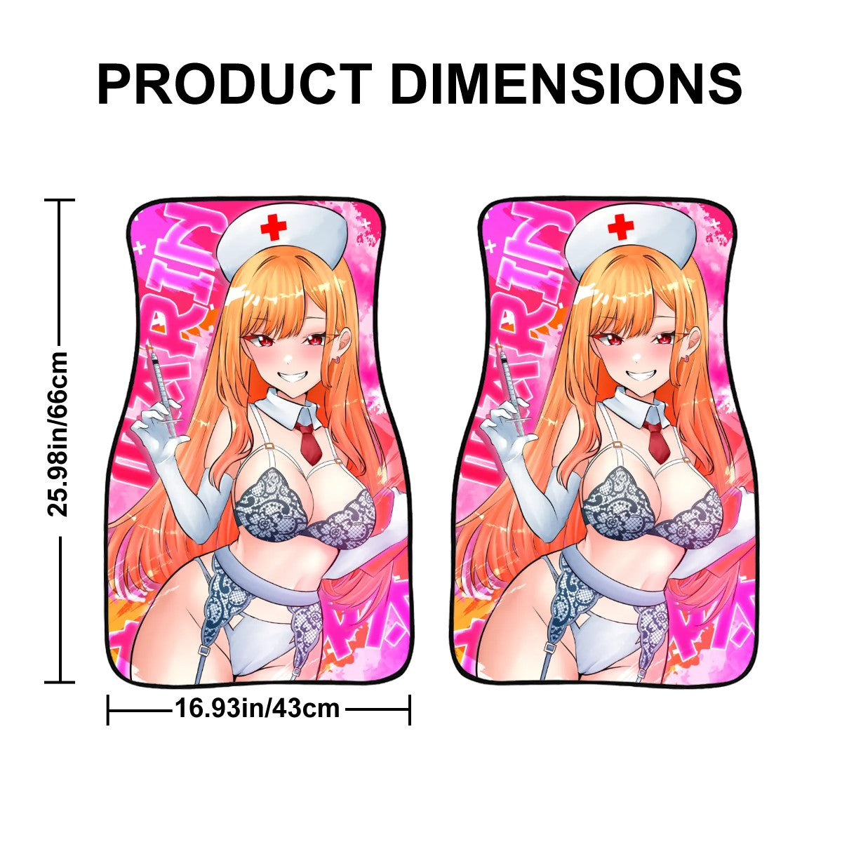Marin Nurse Lingerie Car Floor Mats