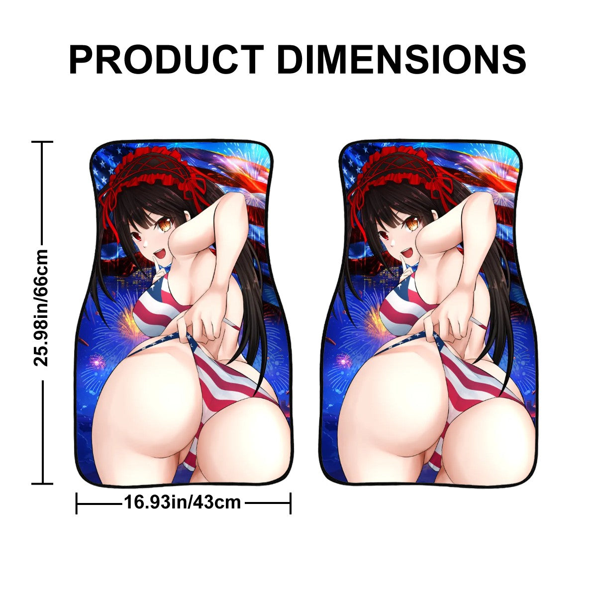 Kurumi American Booty Car Floor Mats