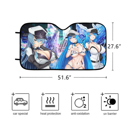 Esdeath Sun Shade 51.6" x 27.6"