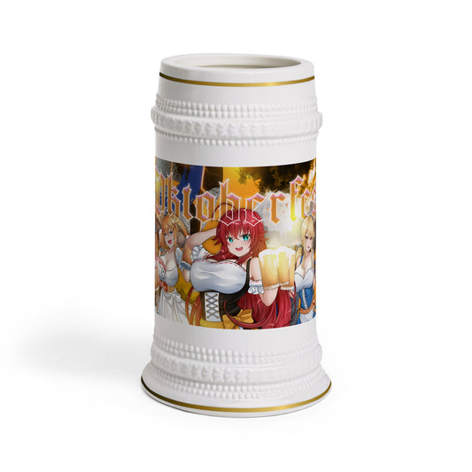 Oktoberfest Waifus Beer Stein