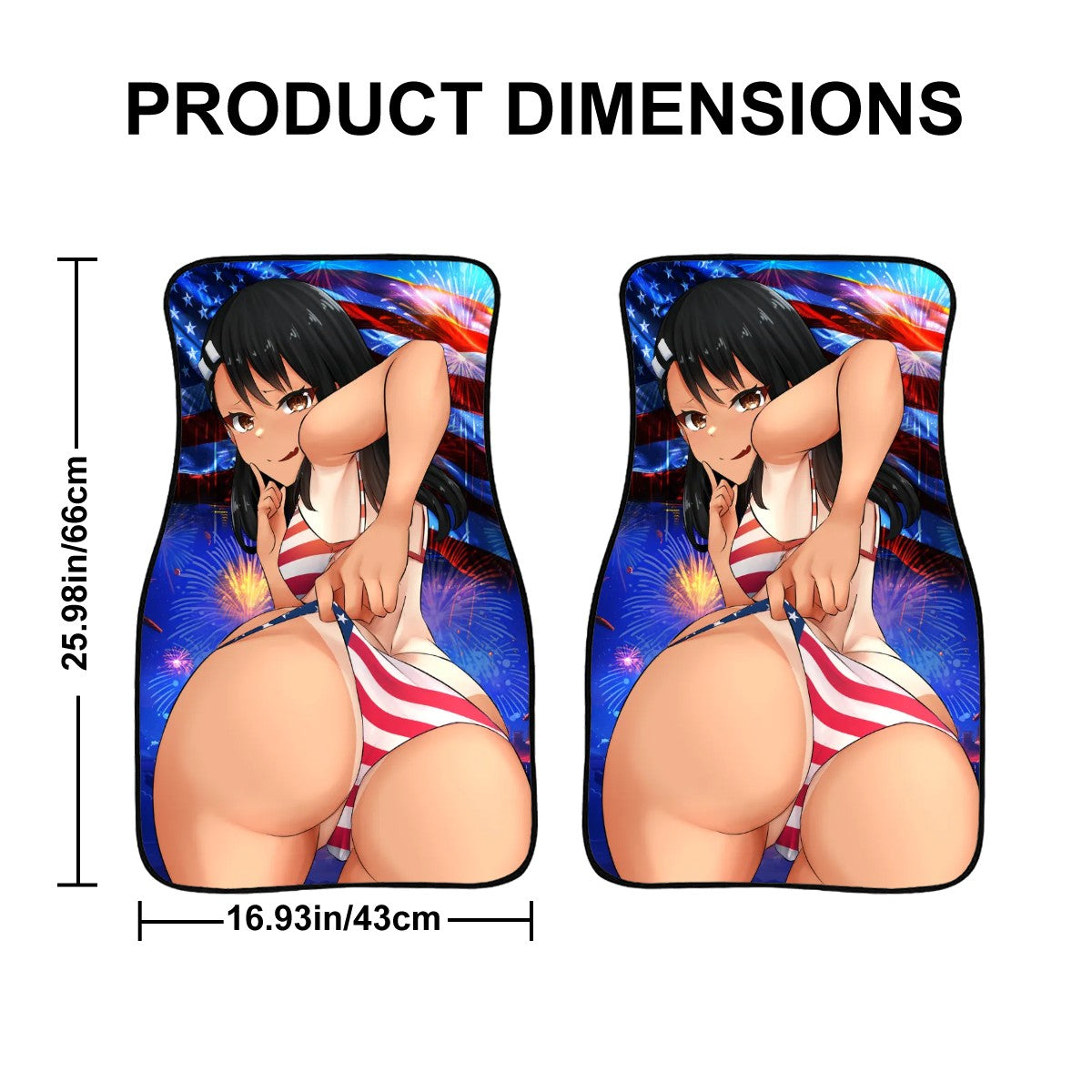 Nagatoro American Booty Car Floor Mats