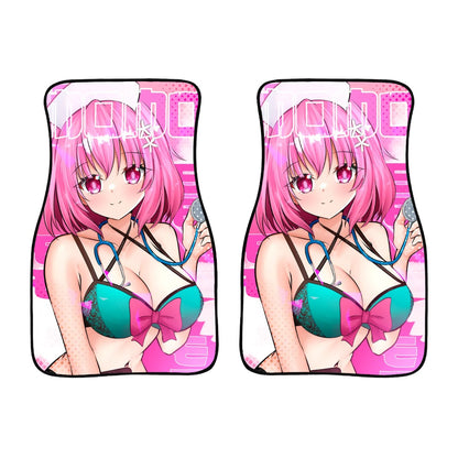 Momo Nurse Lingerie Car Floor Mats