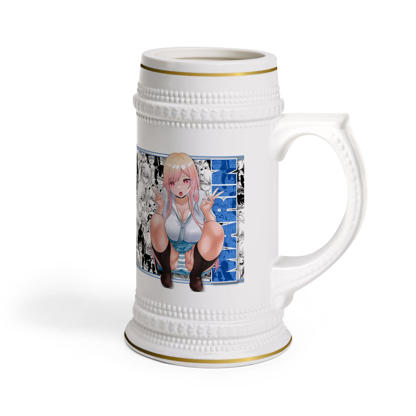 Marin Ahegao Beer Stein