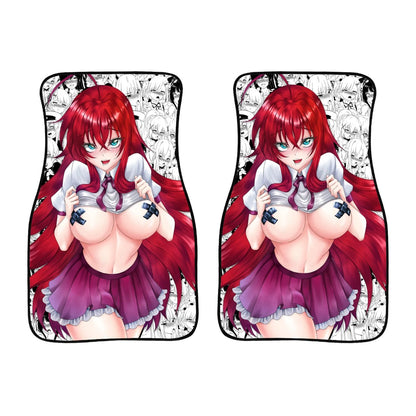 Ahegao Rias Car Floor Mats