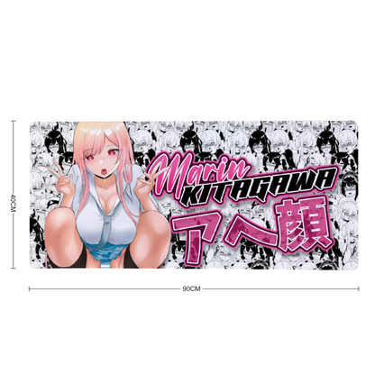 Ahegao Marin Desk Mat