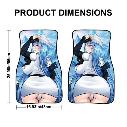 Esdeath Big Booty Car Floor Mats