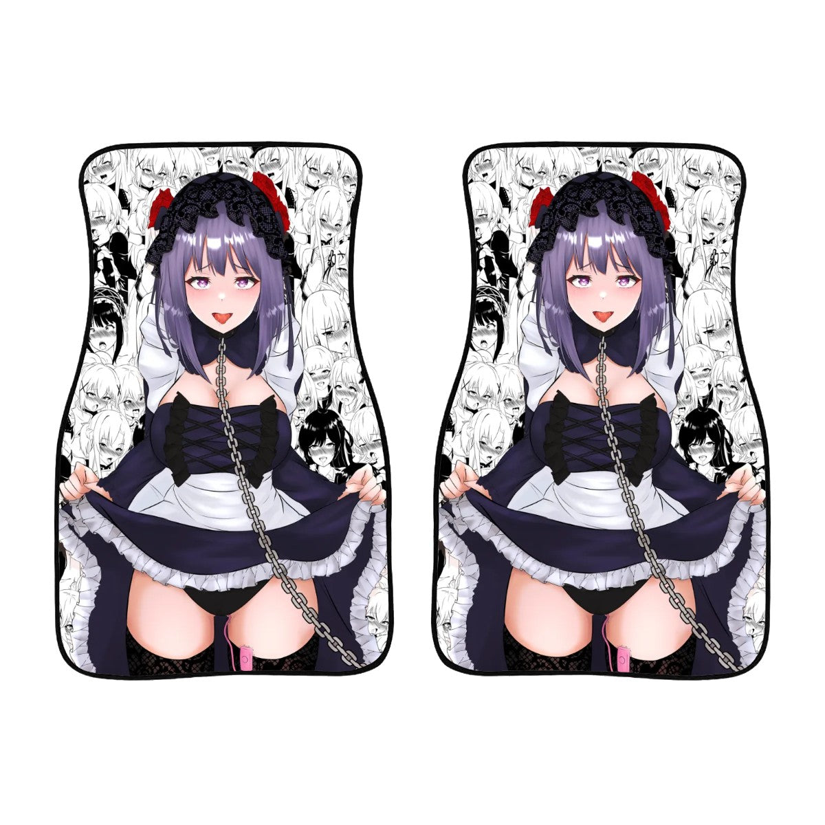 Ahegao Shiukutan Car Floor Mats
