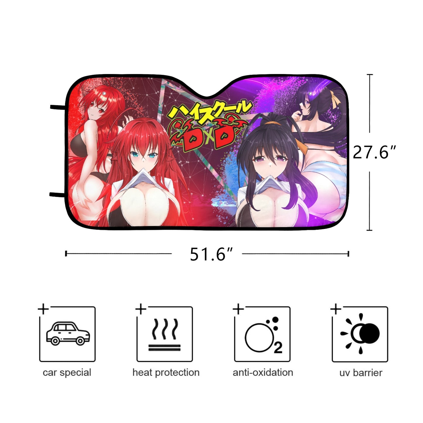Akeno Rias Sunshade 51.6" x 27.6"