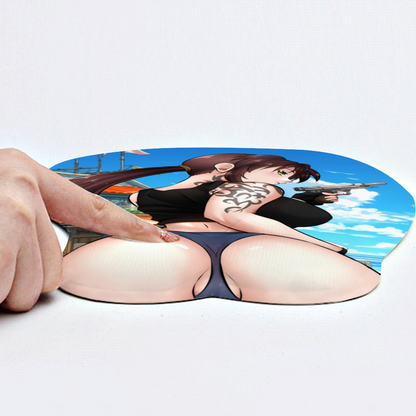 Revy Booty Thong 3D Mousepad