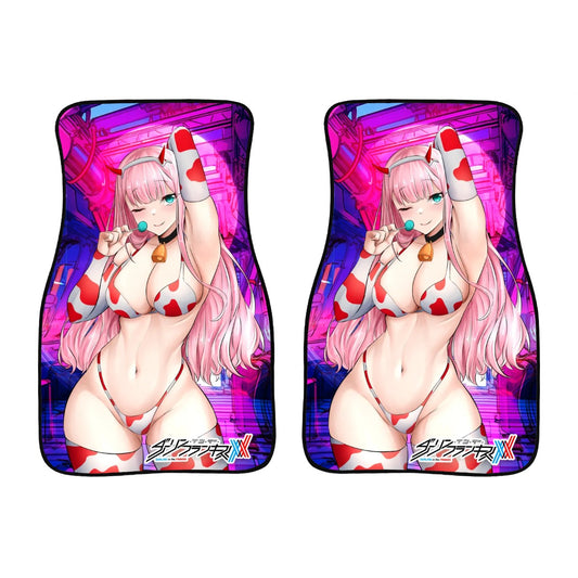 Zero Two Cowgirl  Car Floor Mats