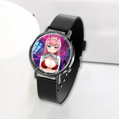 Zero Two Busty Flasher Watch