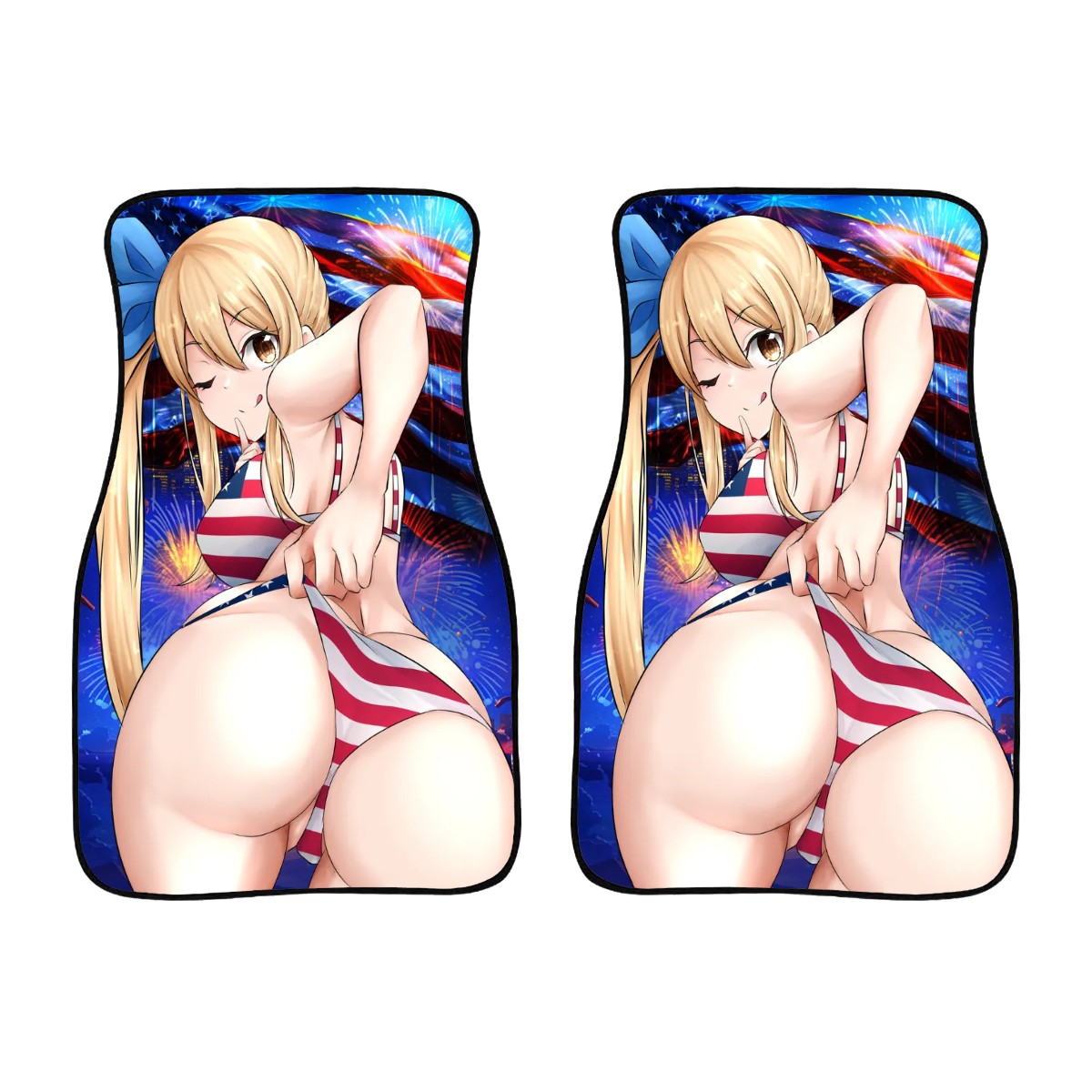 Lucy Heartfilia American Booty Car Floor Mats