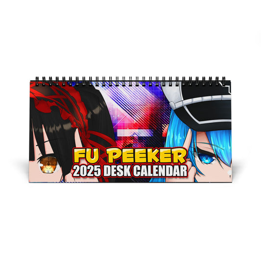 FU Peeker 2025 Desktop Calendar