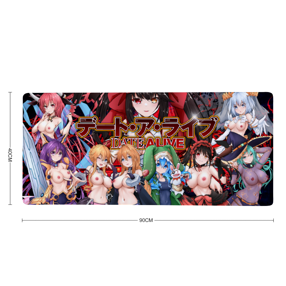 Date A Live NSFW Deskmat 16" x 35"