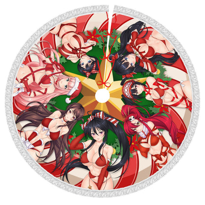 Waifu v2 Fringed Christmas Tree Skirt