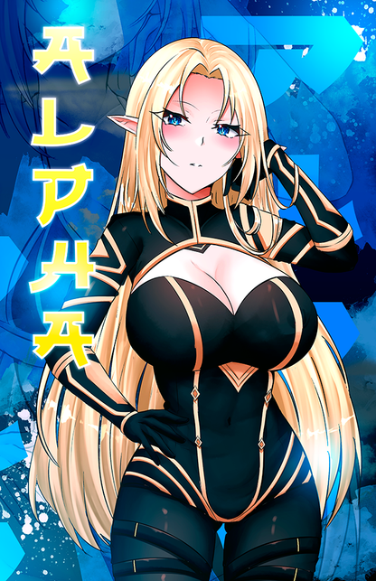 Alpha Graphic Poster