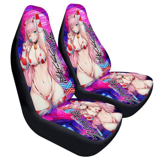 Zero Two Cowgirl Car Seat Covers