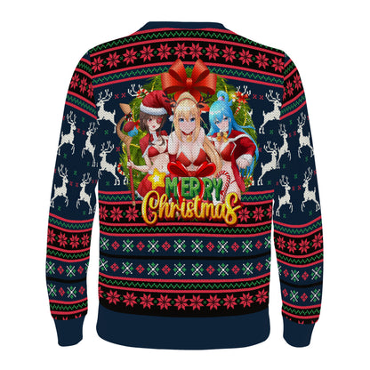 Konosuba Ugly Xmas Sweater