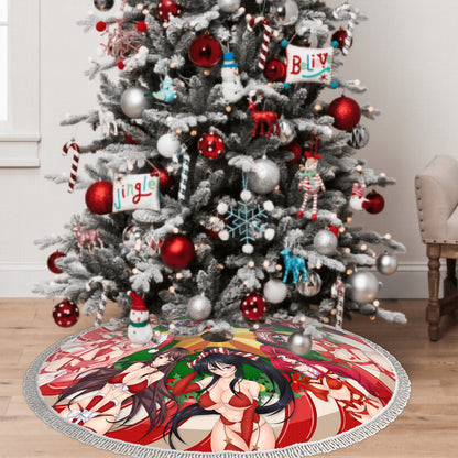 Waifu v2 Fringed Christmas Tree Skirt