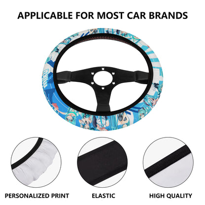 Hatsune Miku Steering Wheel Cover