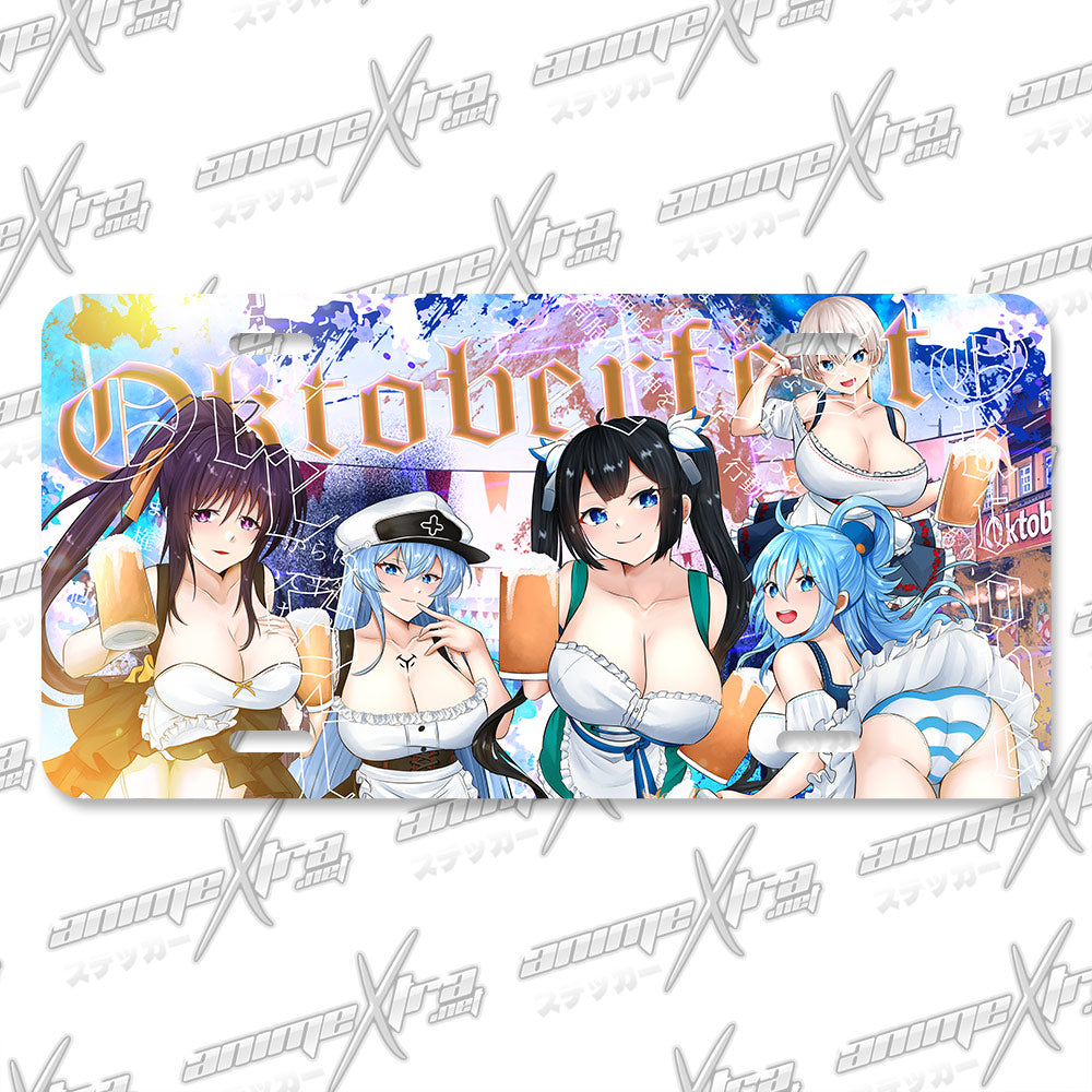 Oktoberfest Waifus v1 License Plate