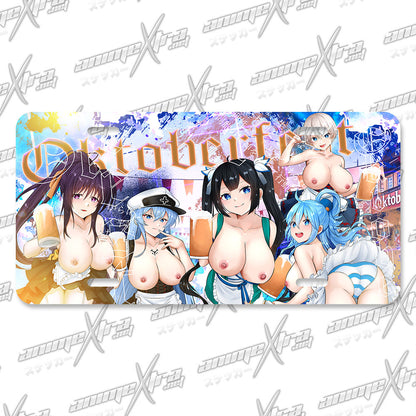 Oktoberfest Waifus v1 License Plate