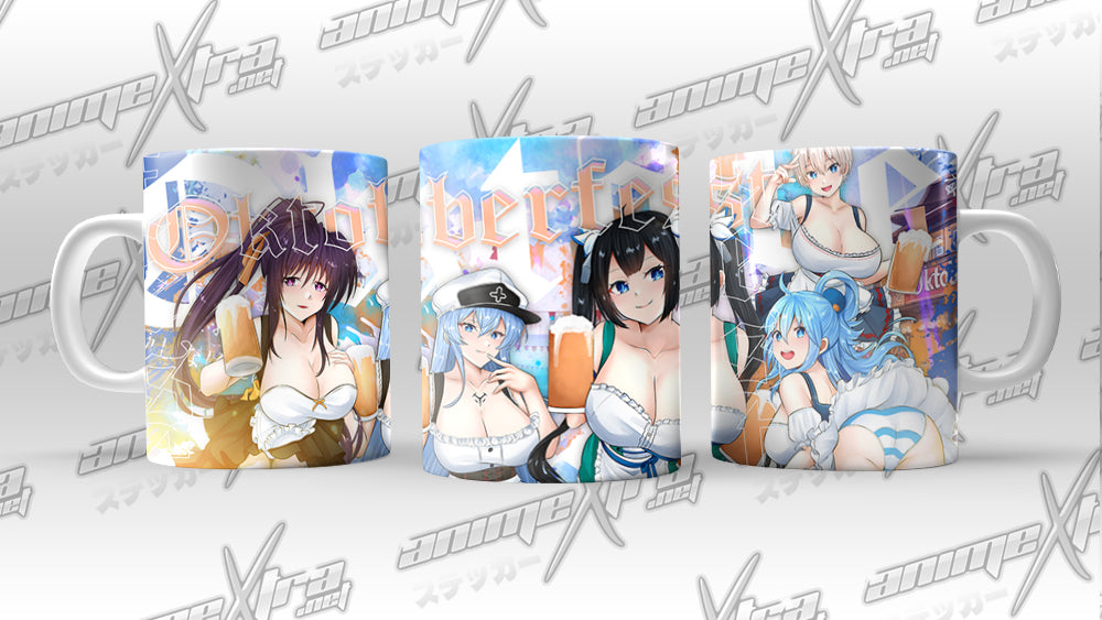 Oktoberfest Waifus v2 Color Changing Mugs