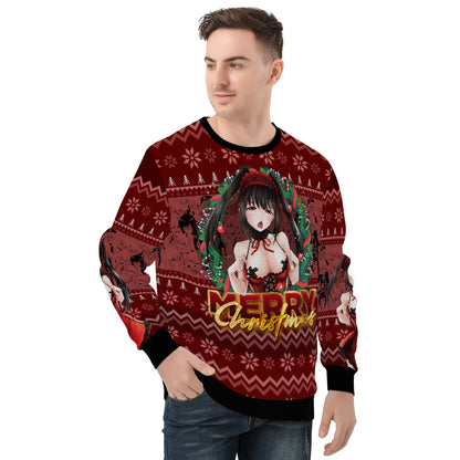 Kurumi Ahegao Ugly Xmas Sweater