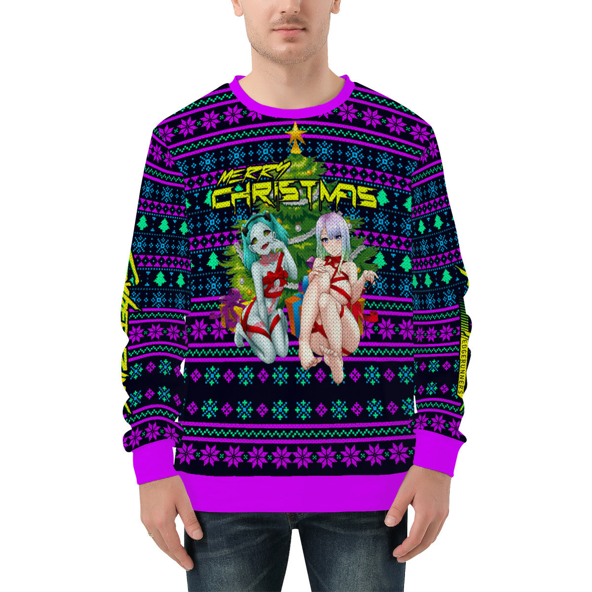 Cyberpunk Ugly Xmas Sweater