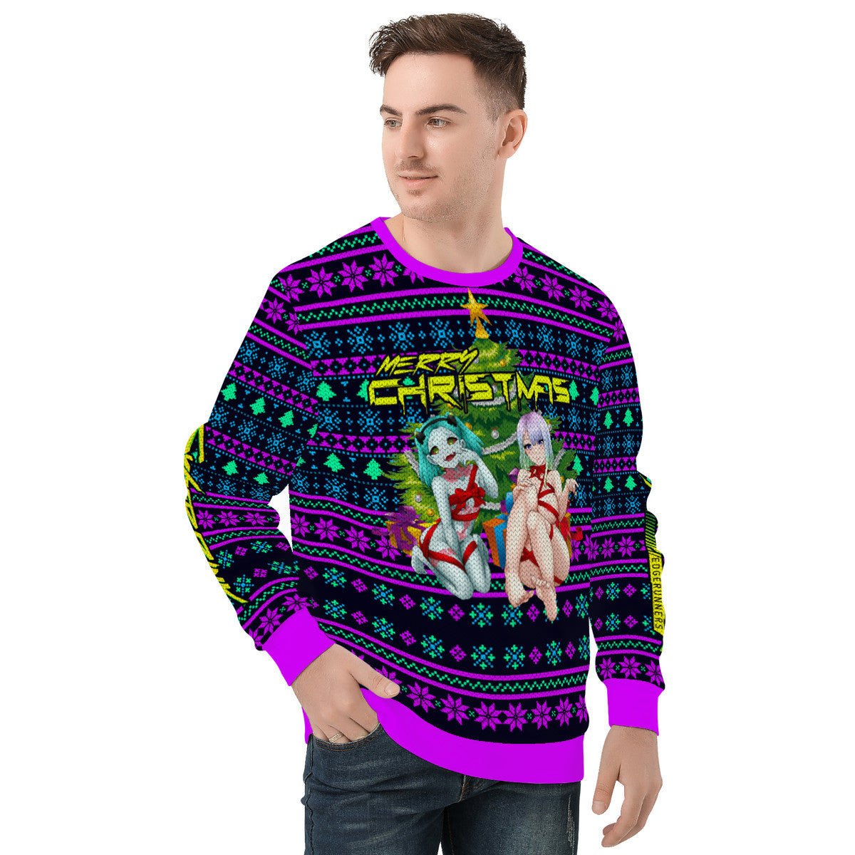 Cyberpunk Ugly Xmas Sweater