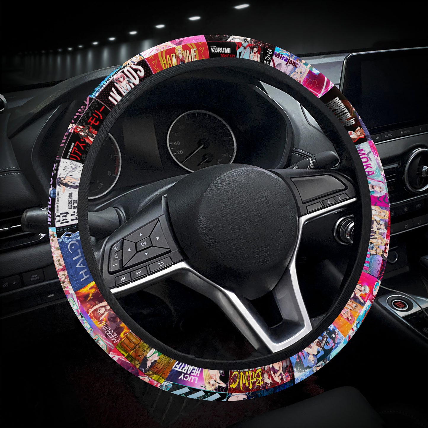 Weeb Slaps Steering Wheel Cover
